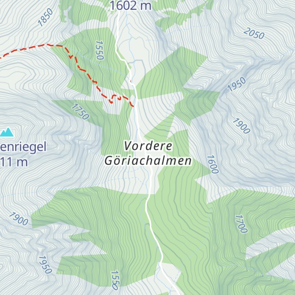 Map of Hansalhütte