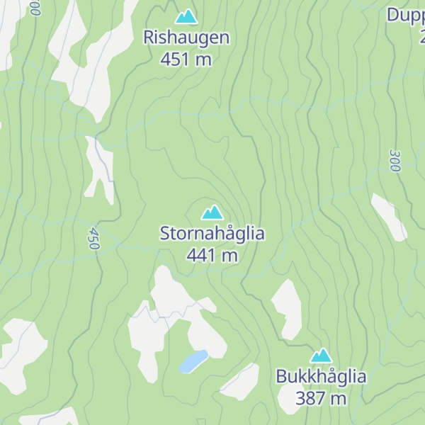 Map of Stornahåglia