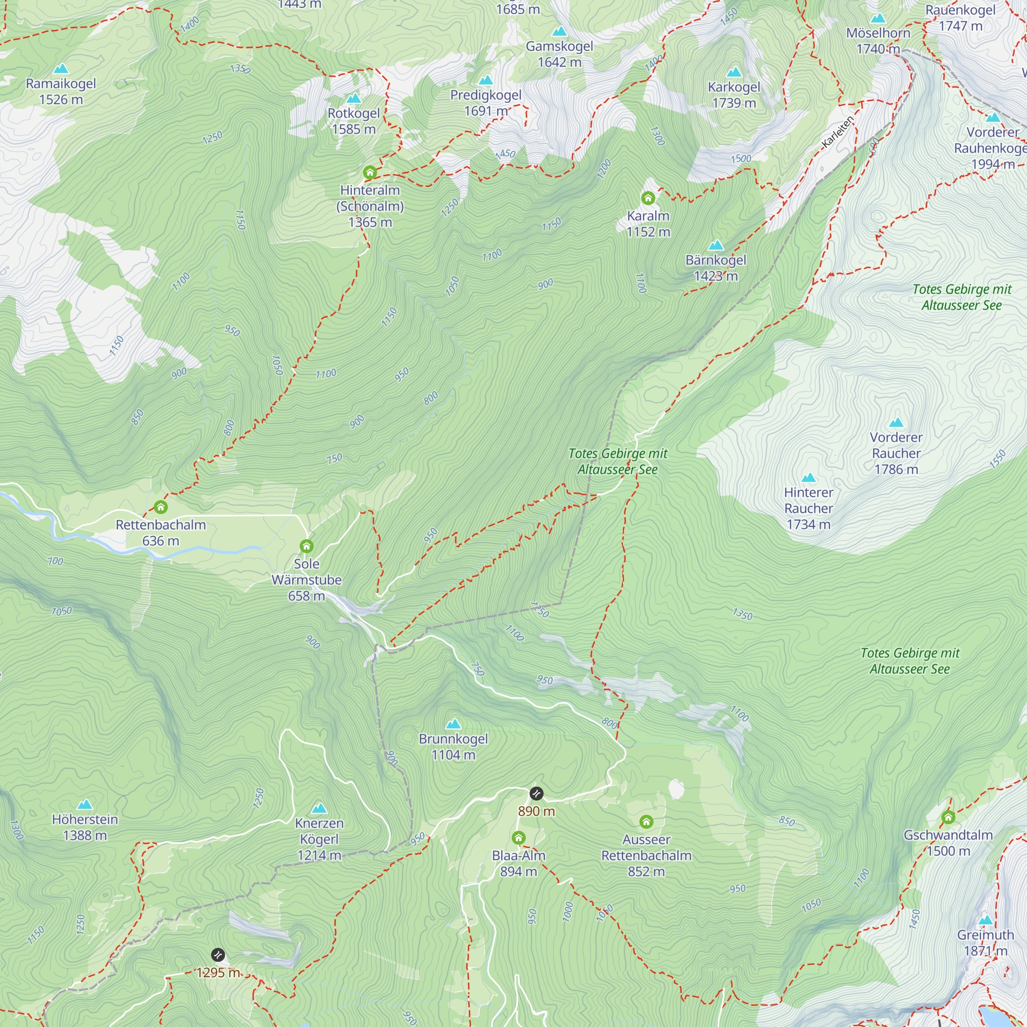 Koanalm map