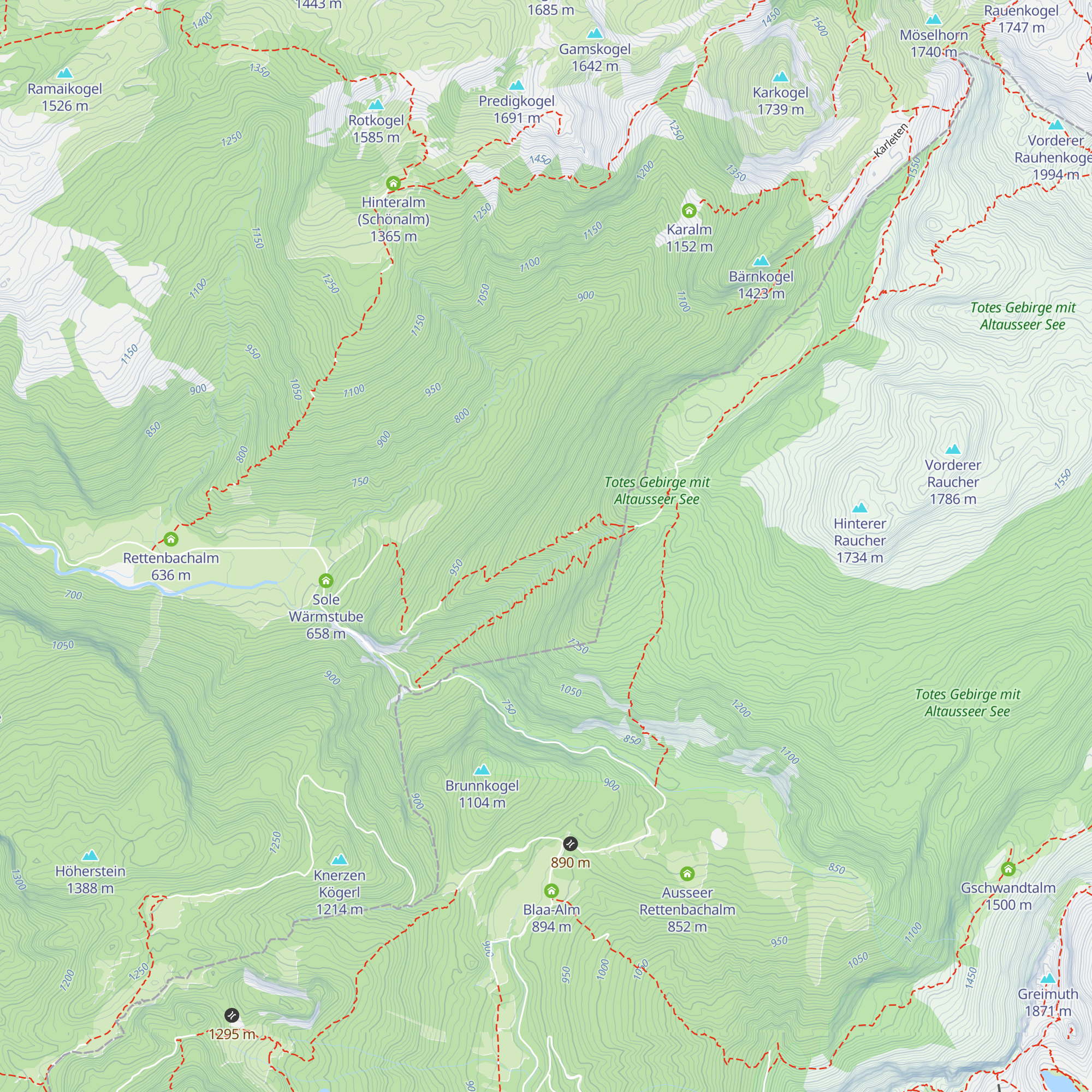 Koanalm map