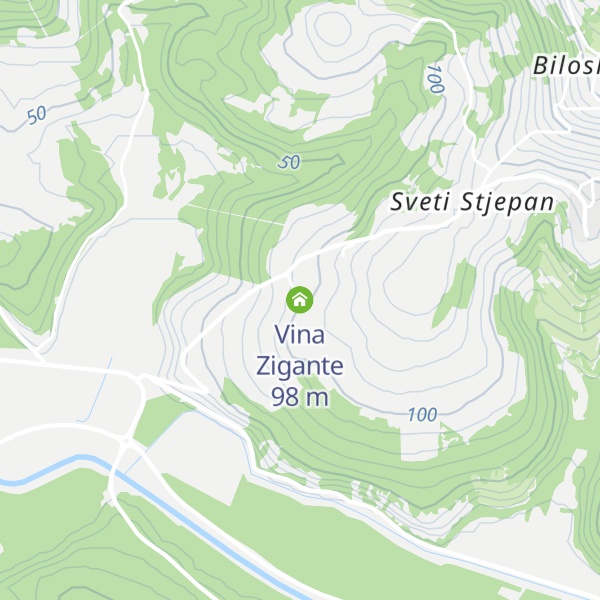 Map of Vina Zigante