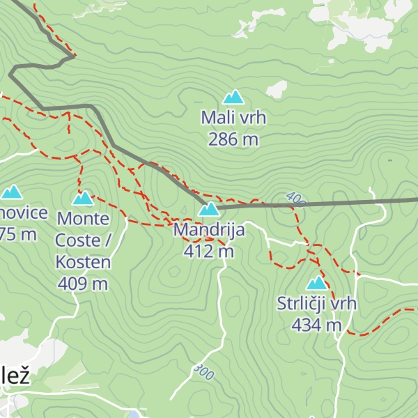 Map of Mandrija
