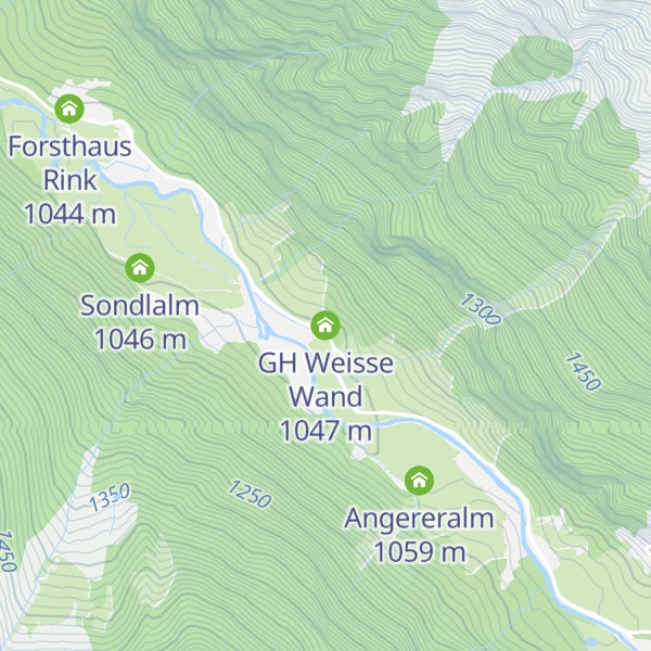 Map of GH Weisse Wand