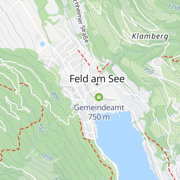 Map of Tourismusbüro Feld am See