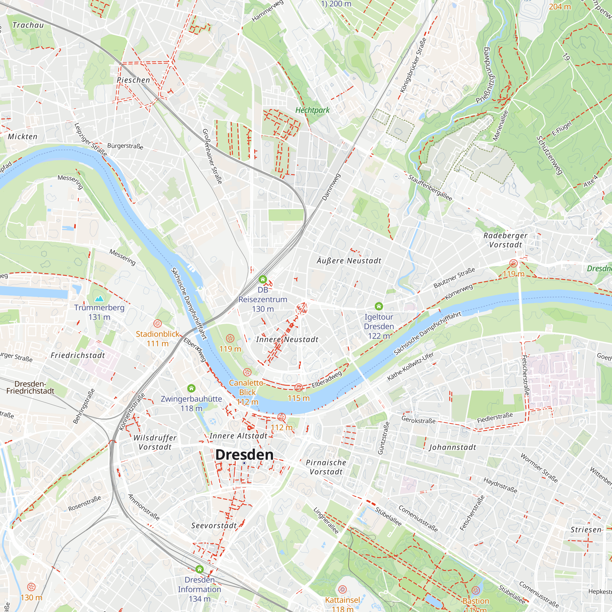 Karriere-Punkt der Dresdner Verkehrsbetriebe AG map