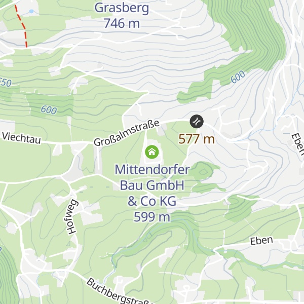 Map of Mittendorfer Bau GmbH & Co KG