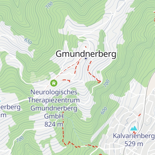 Map of Gasthof Gmundnerberghaus