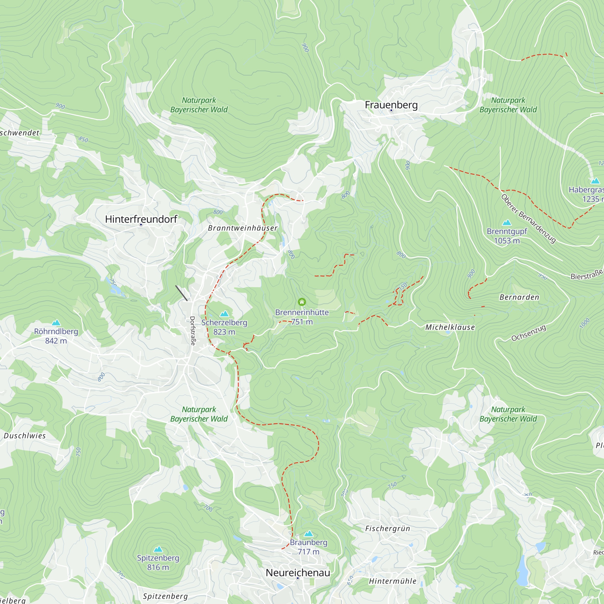 Brennerinhütte map