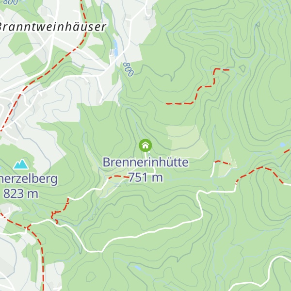 Map of Brennerinhütte