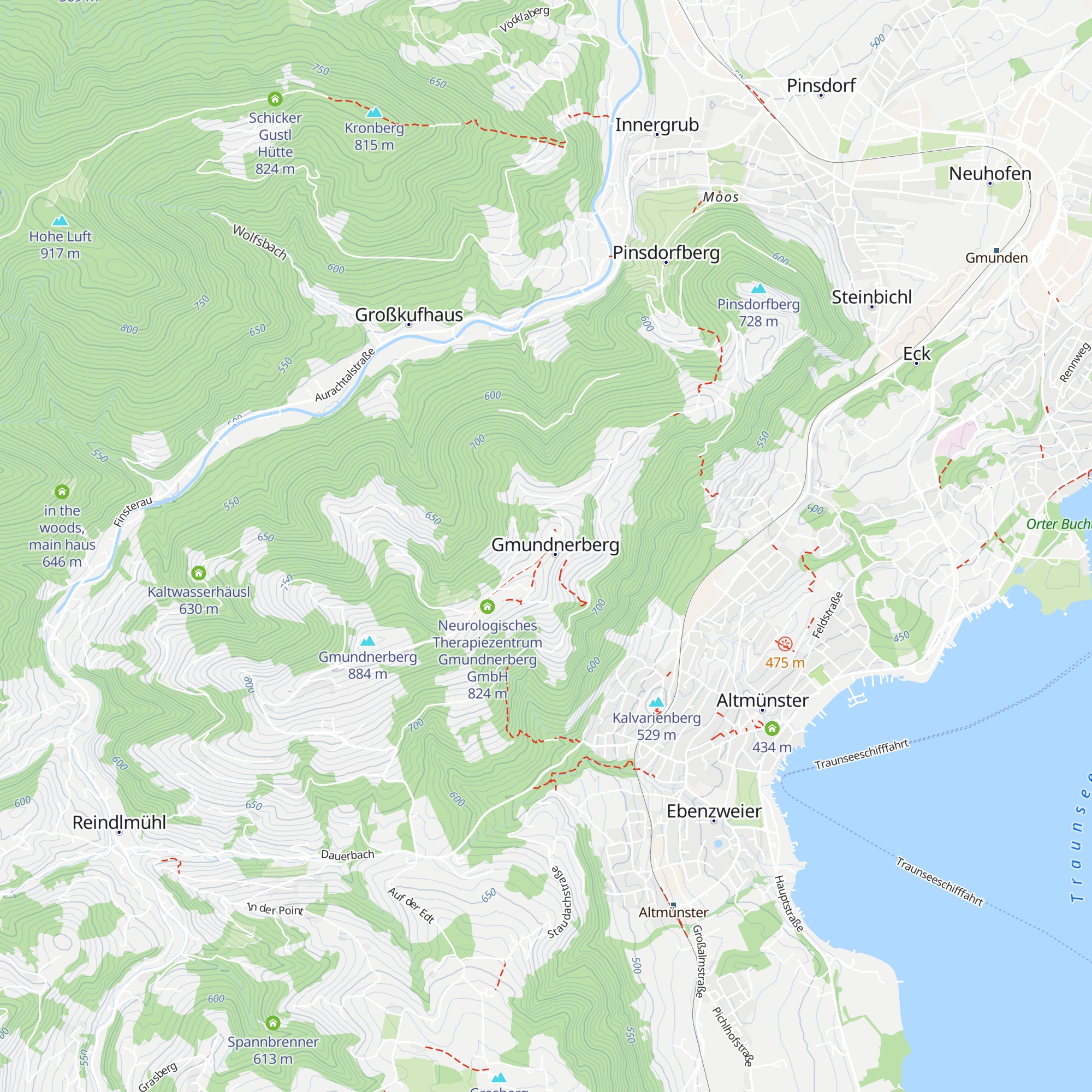 Berggasthof Urzn map