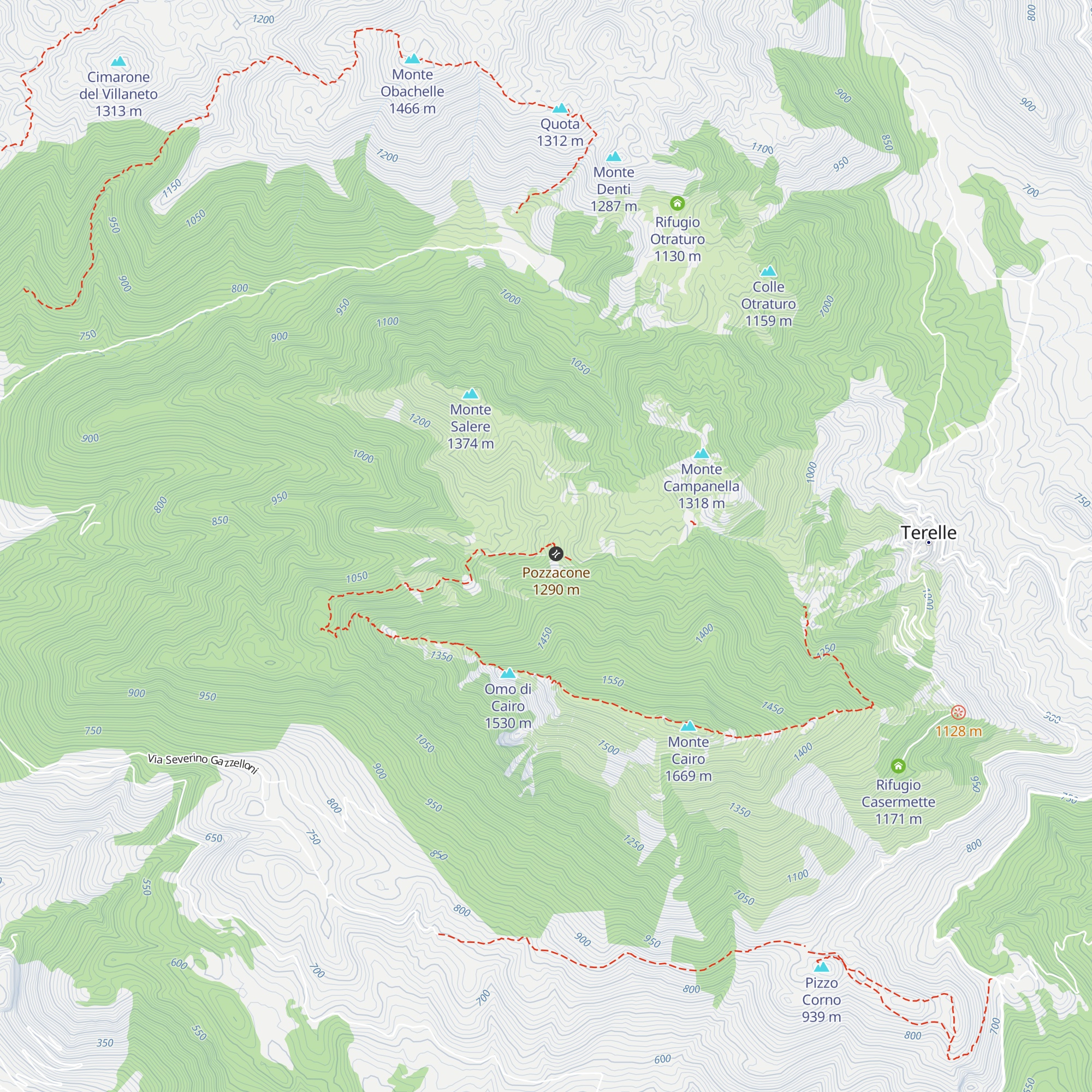 Rifugio Pozzacone map