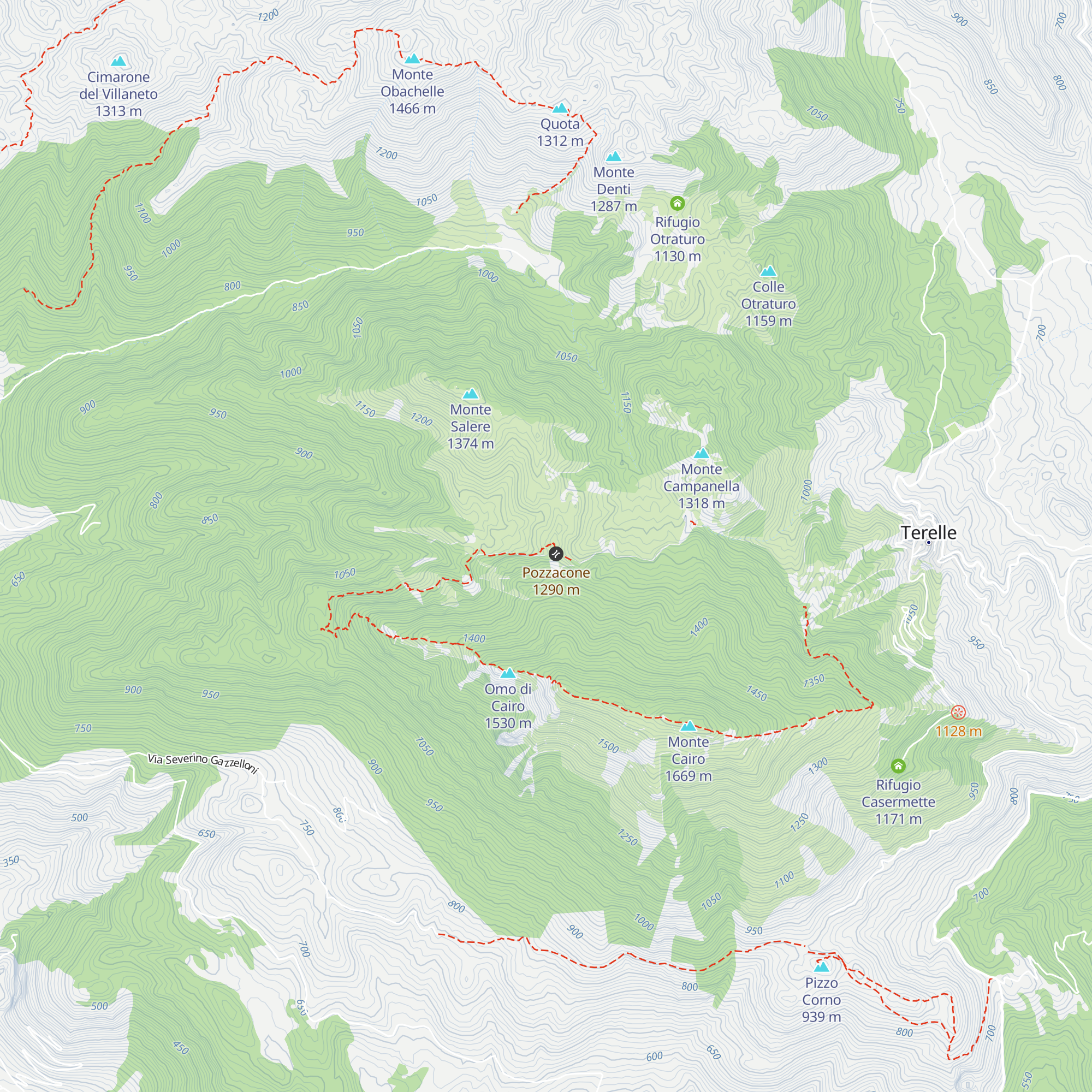 Rifugio Pozzacone map
