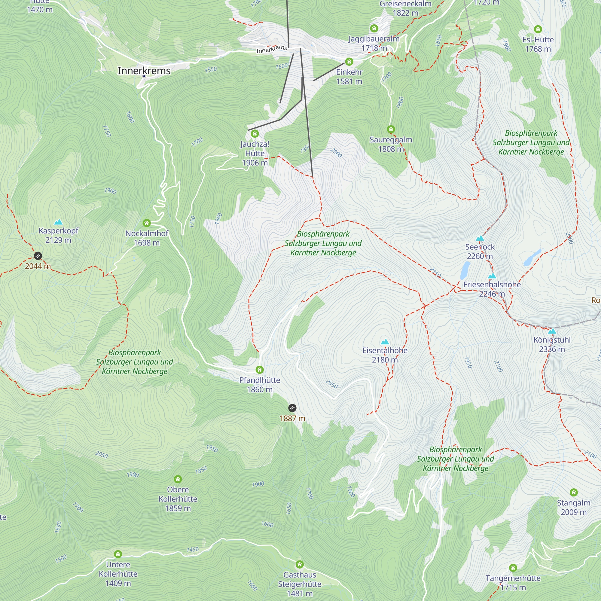 Zechneralm map