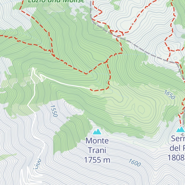 Map of Rifugio di Val Lattara