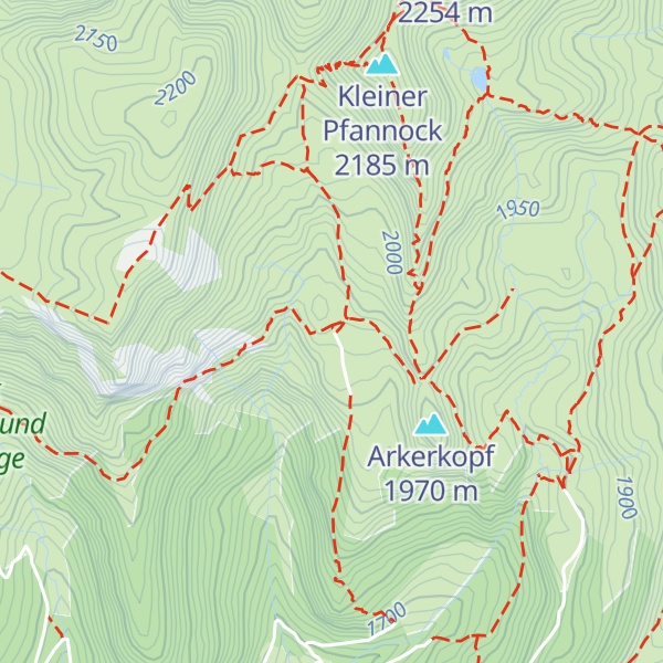 Map of Erlacher Bockhütte