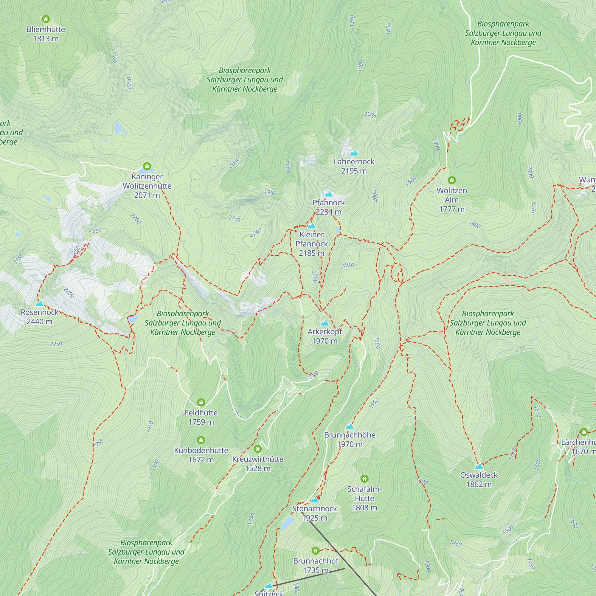 Erlacher Bockhütte map