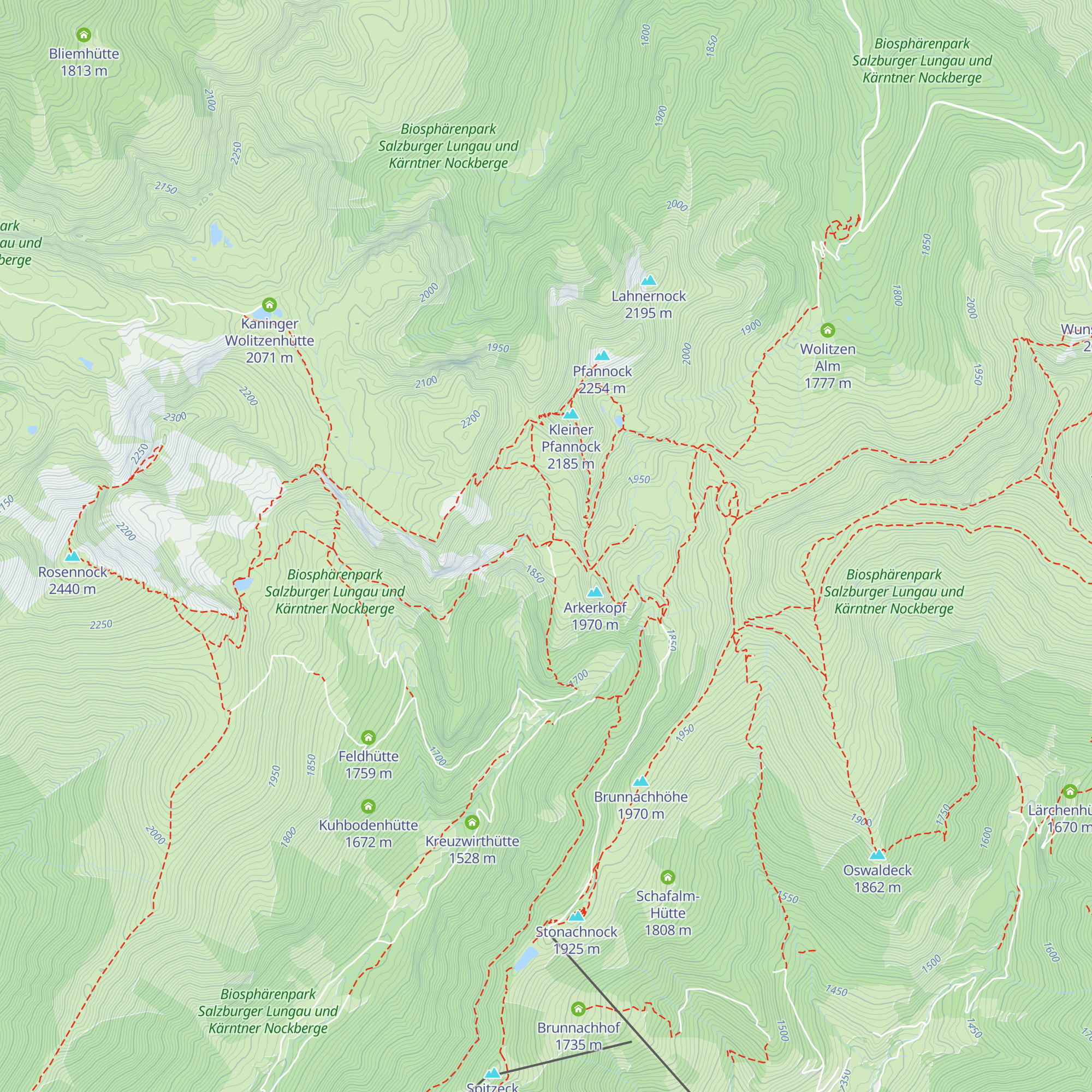 Erlacher Bockhütte map