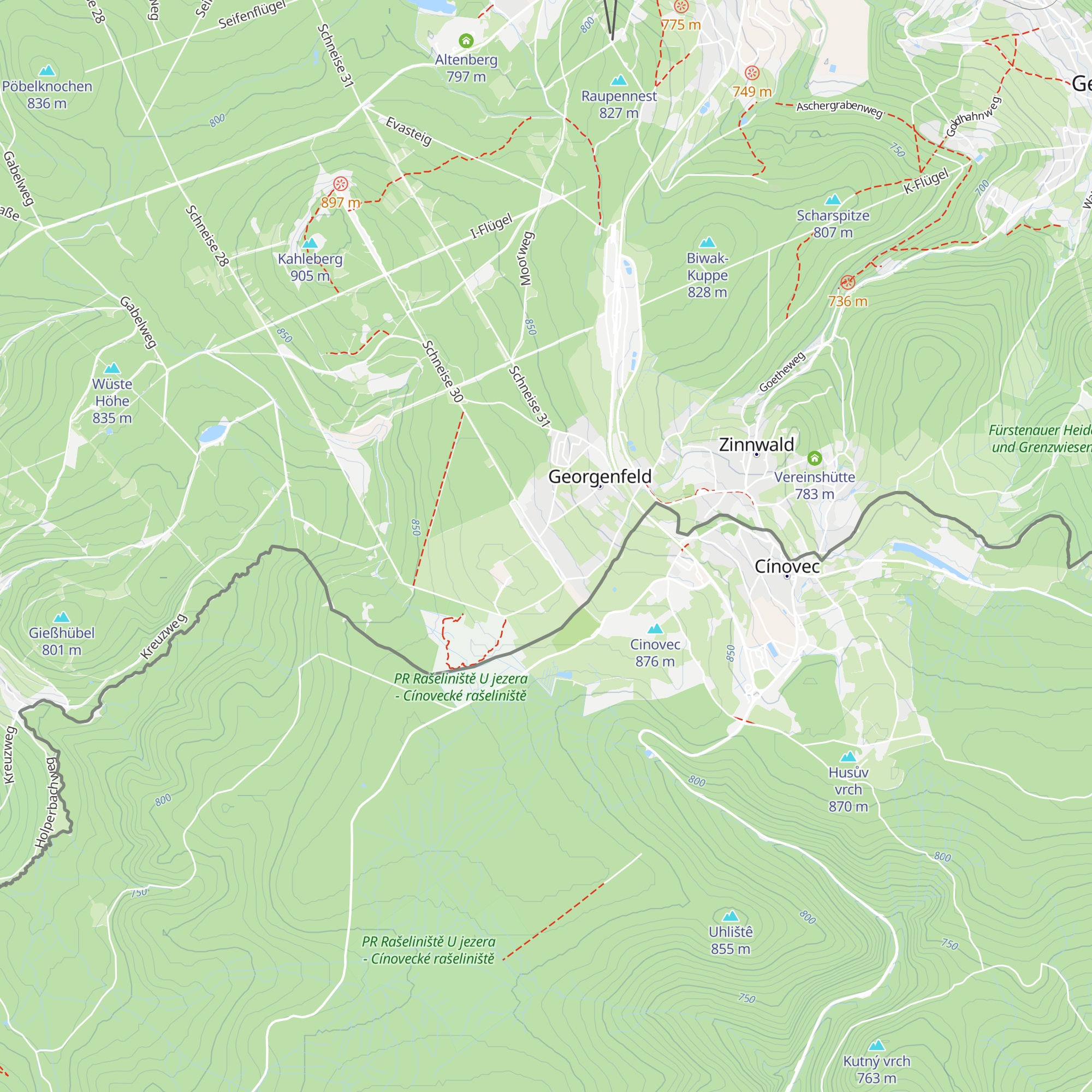 Beerenhütte map
