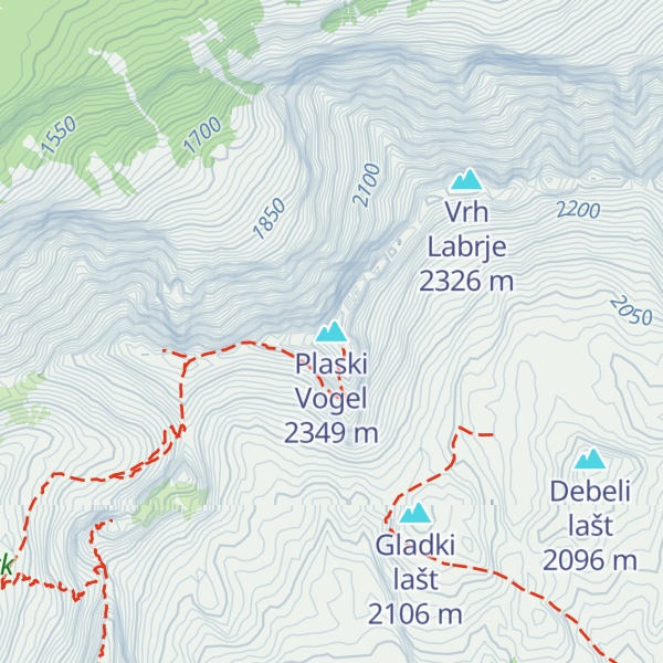 Map of Plaski Vogel