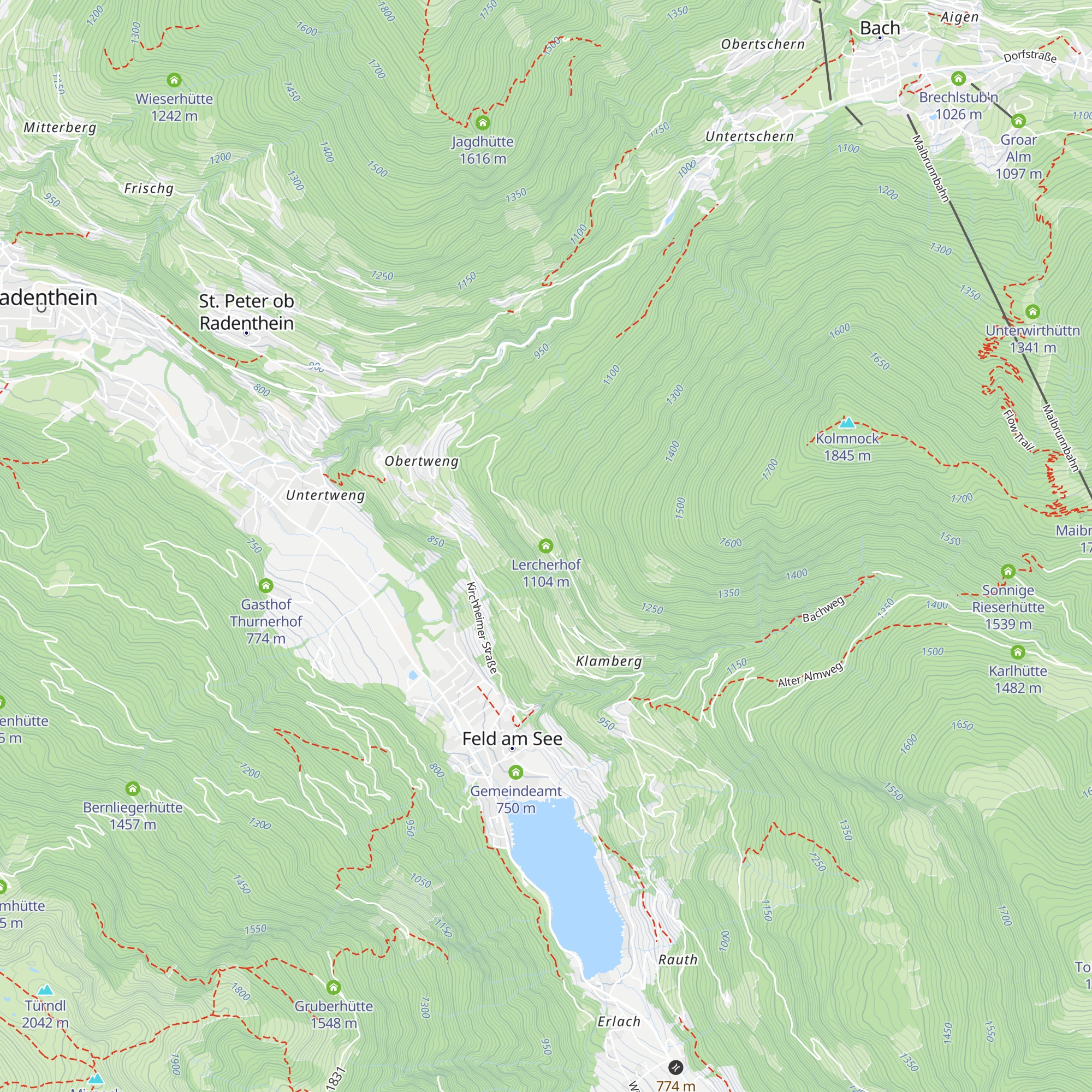 Lercherhof map
