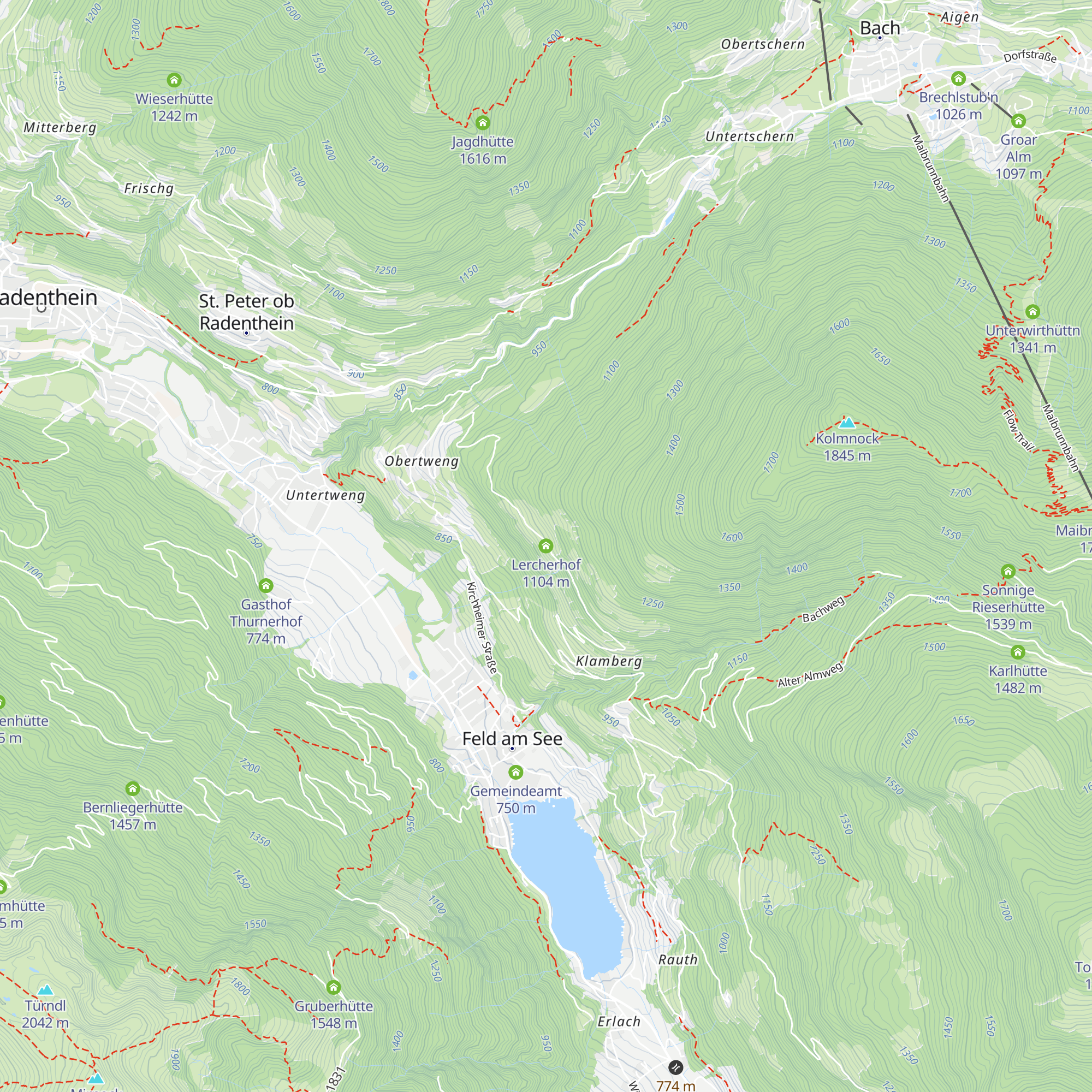 Lercherhof map