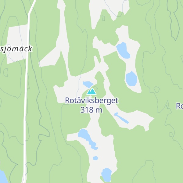 Map of Rotåviksberget