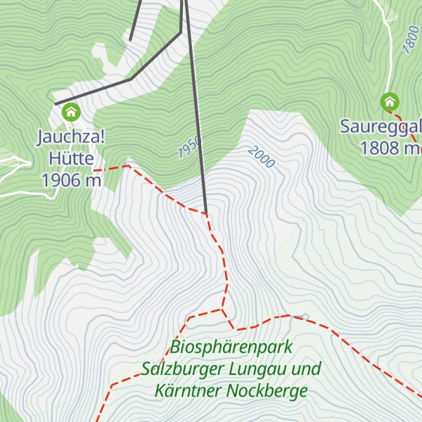 Map of Grünleitennockhütte