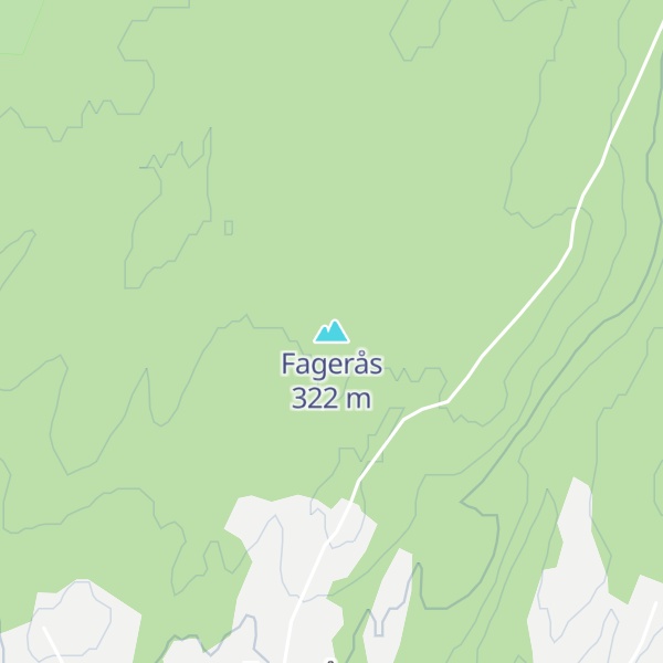 Map of Fagerås