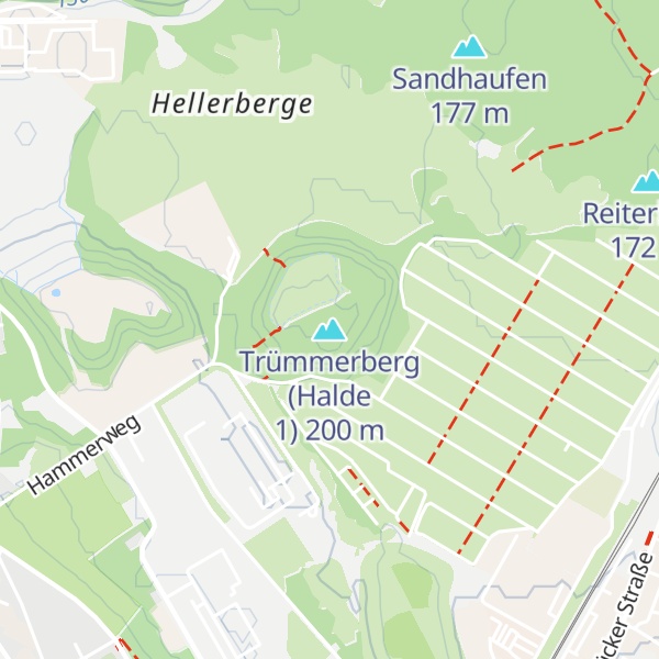 Map of Trümmerberg (Halde 1)