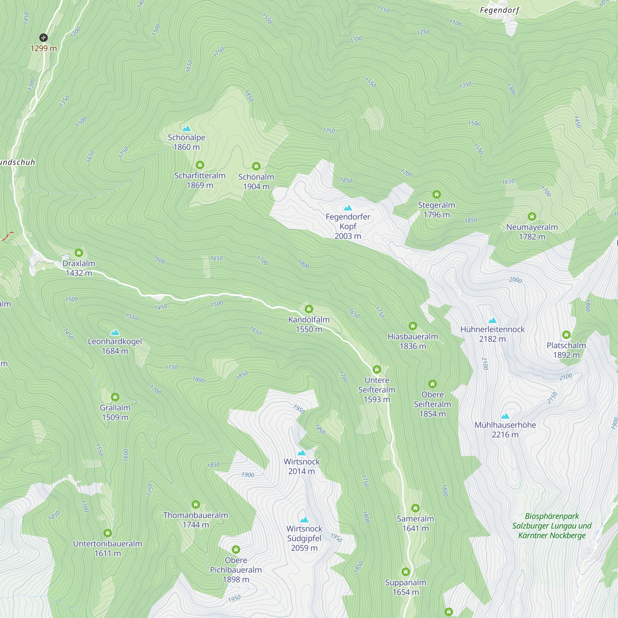 Kandolfalm map
