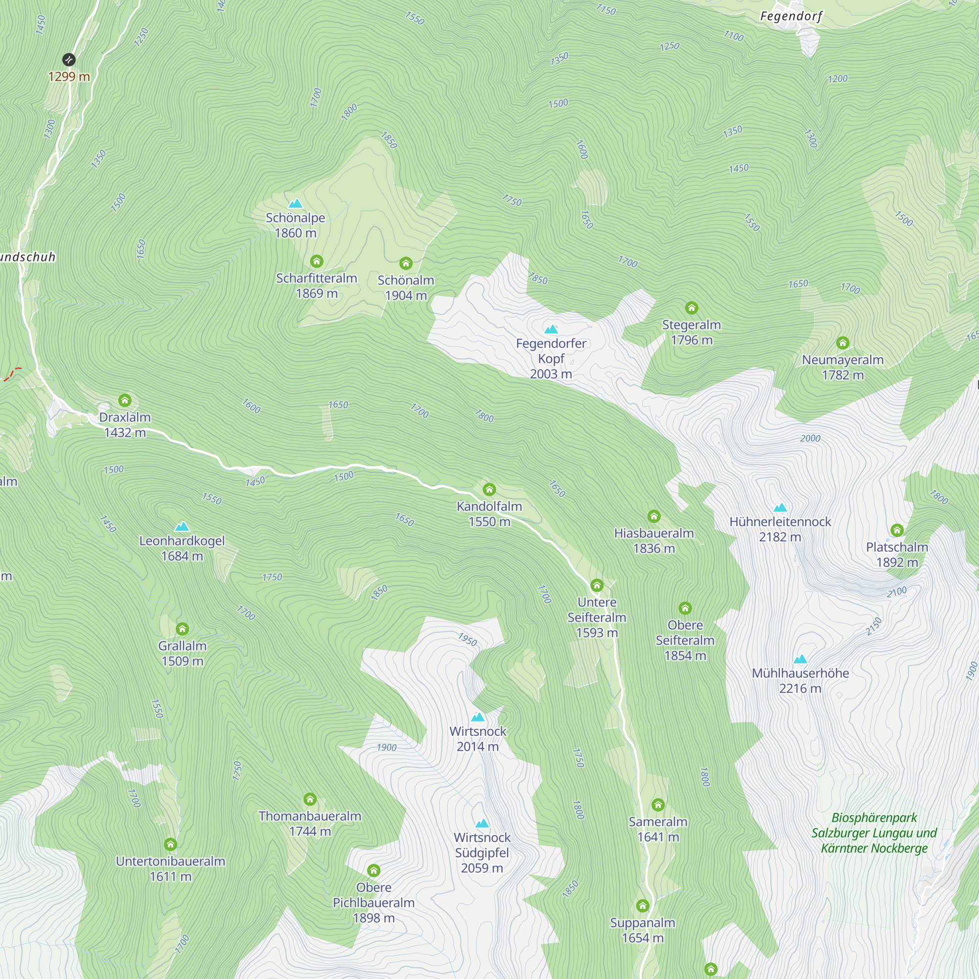 Kandolfalm map