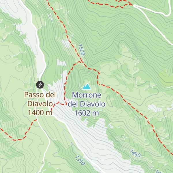 Map of Morrone del Diavolo