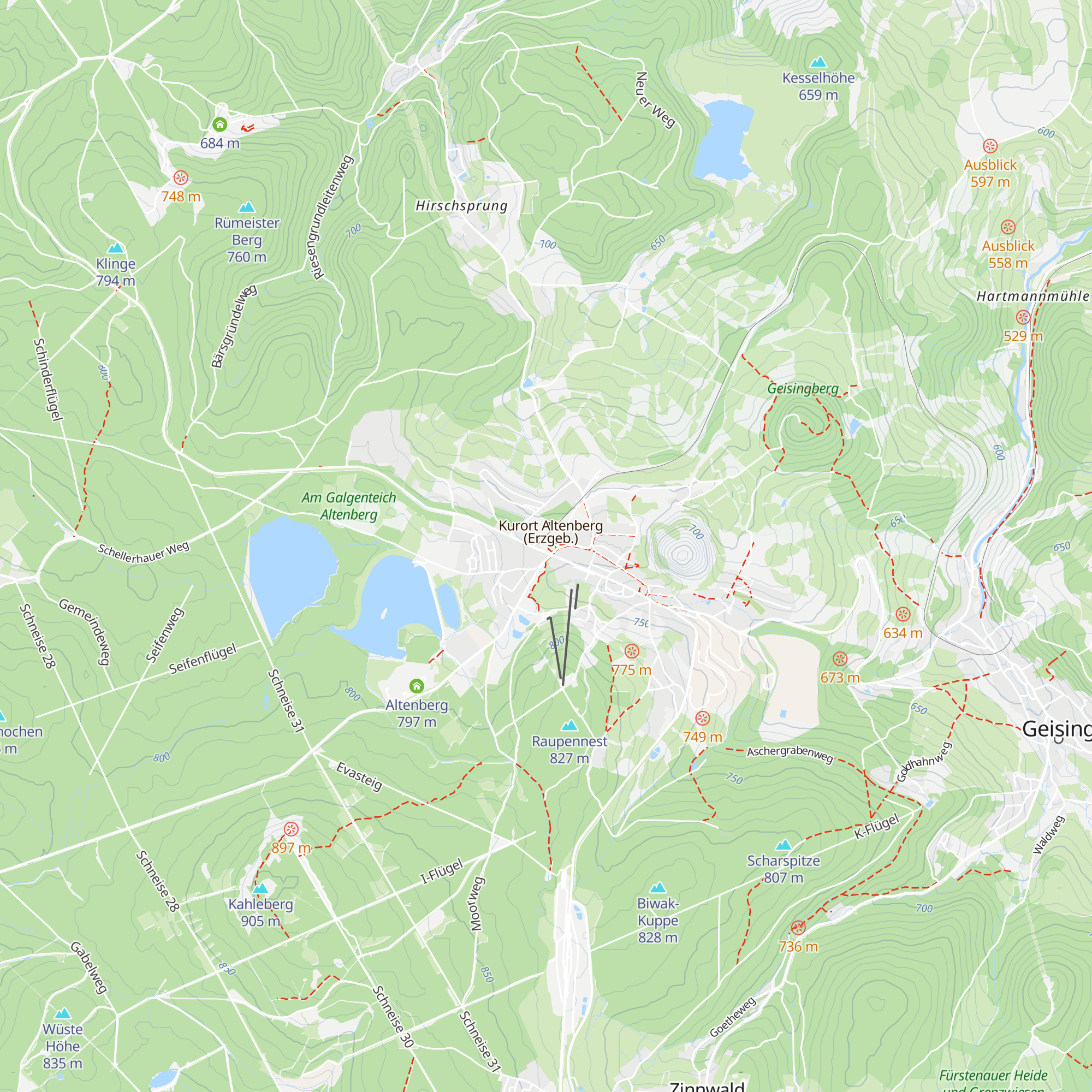 Touristeninfomation map