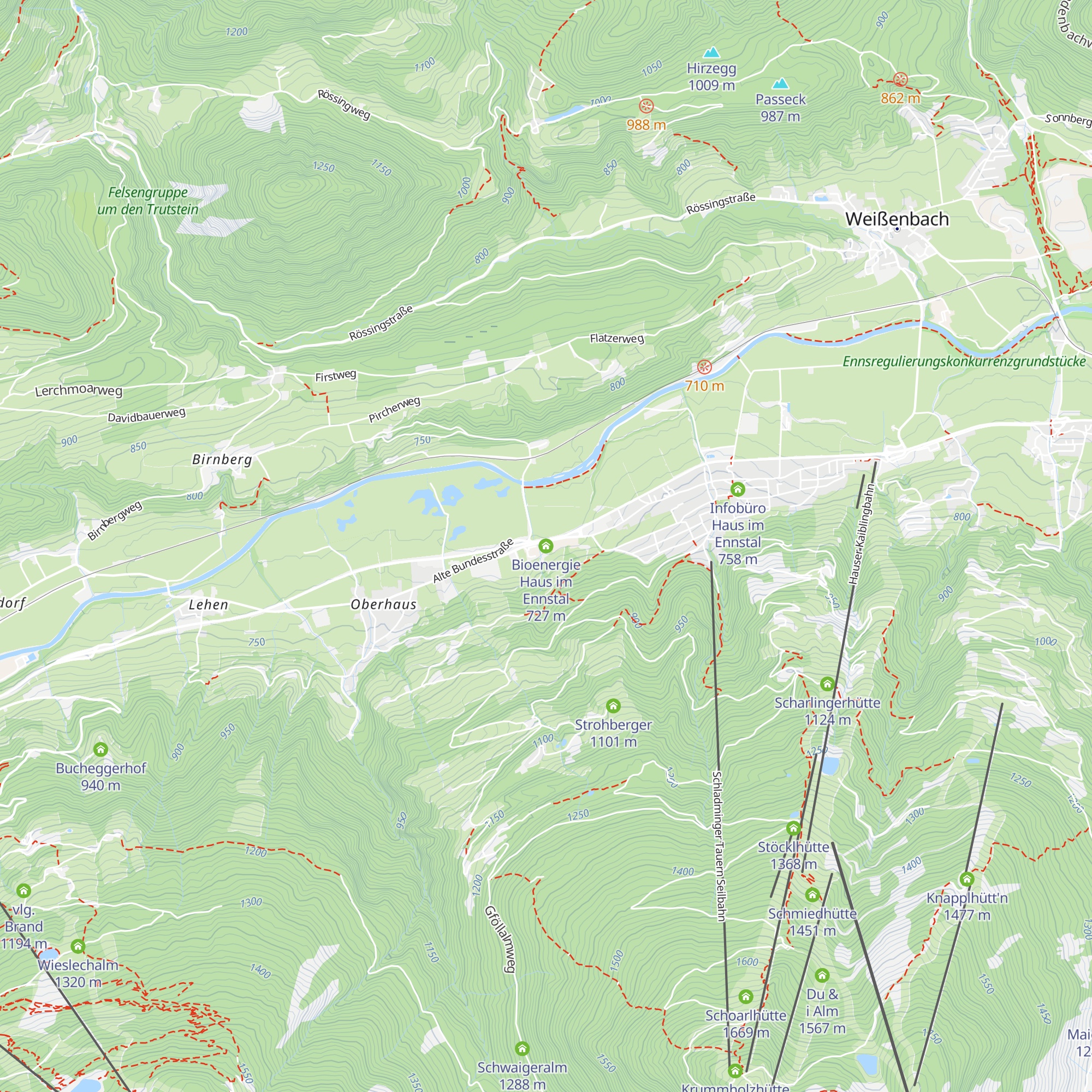 Bioenergie Haus im Ennstal map