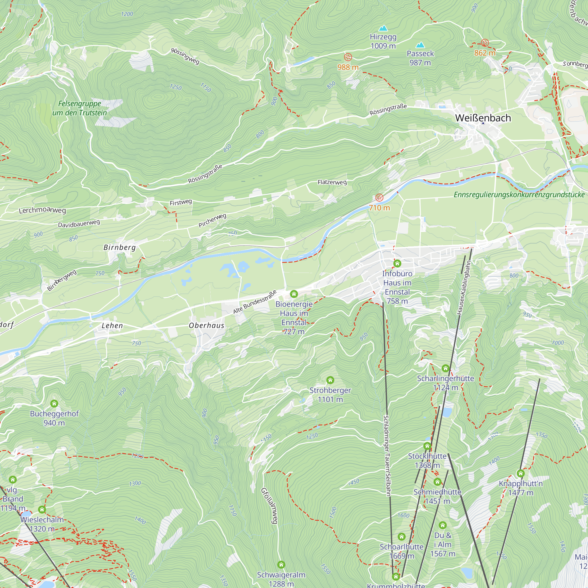Bioenergie Haus im Ennstal map