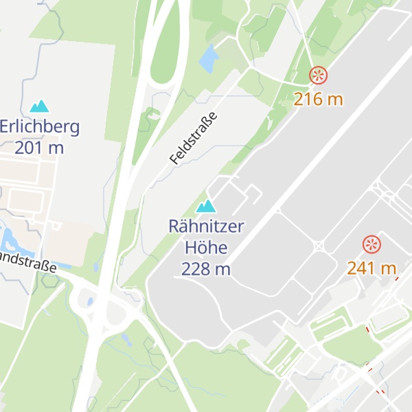 Map of Rähnitzer Höhe
