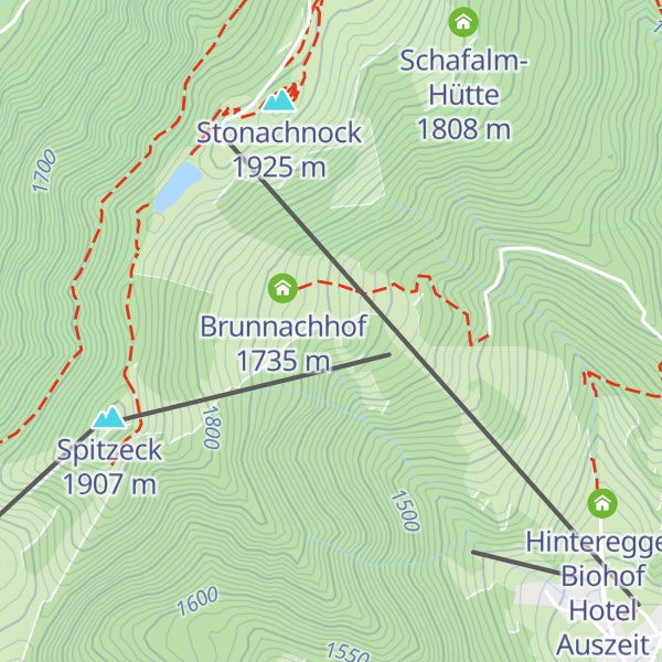Map of Poldl Weltcup Hütte