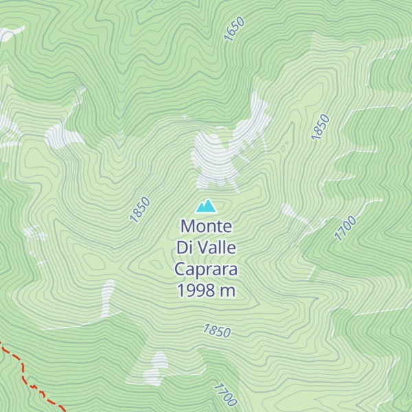 Map of Monte Di Valle Caprara