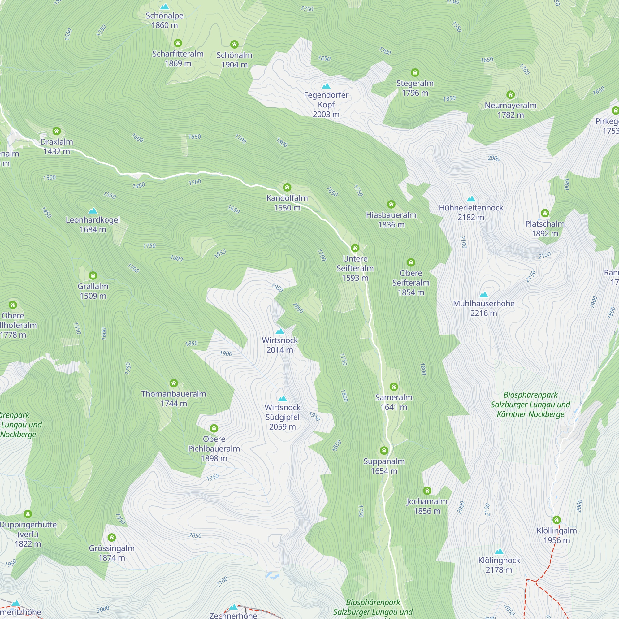 Steffeialm map