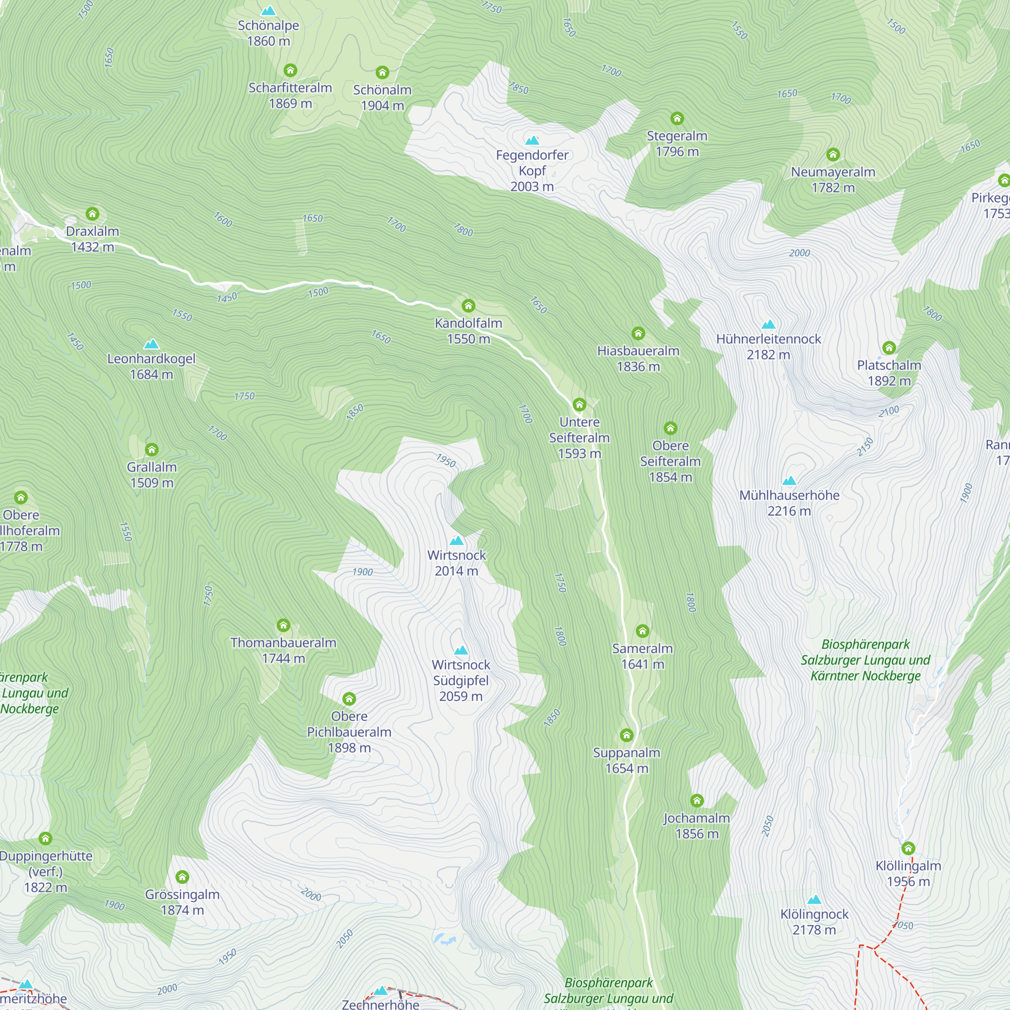 Steffeialm map