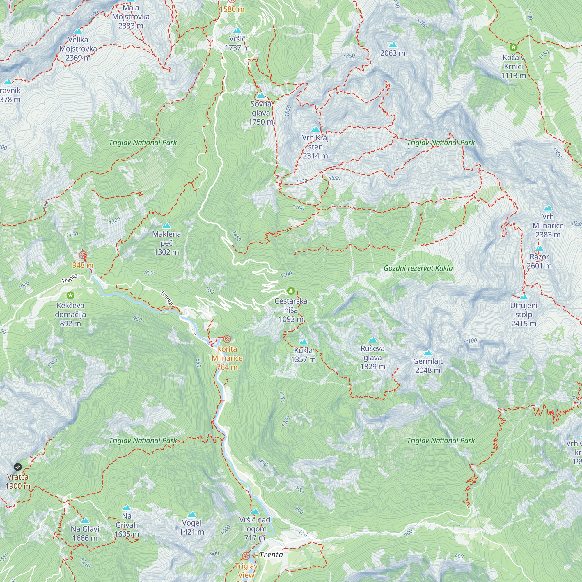 Cestarska hiša map
