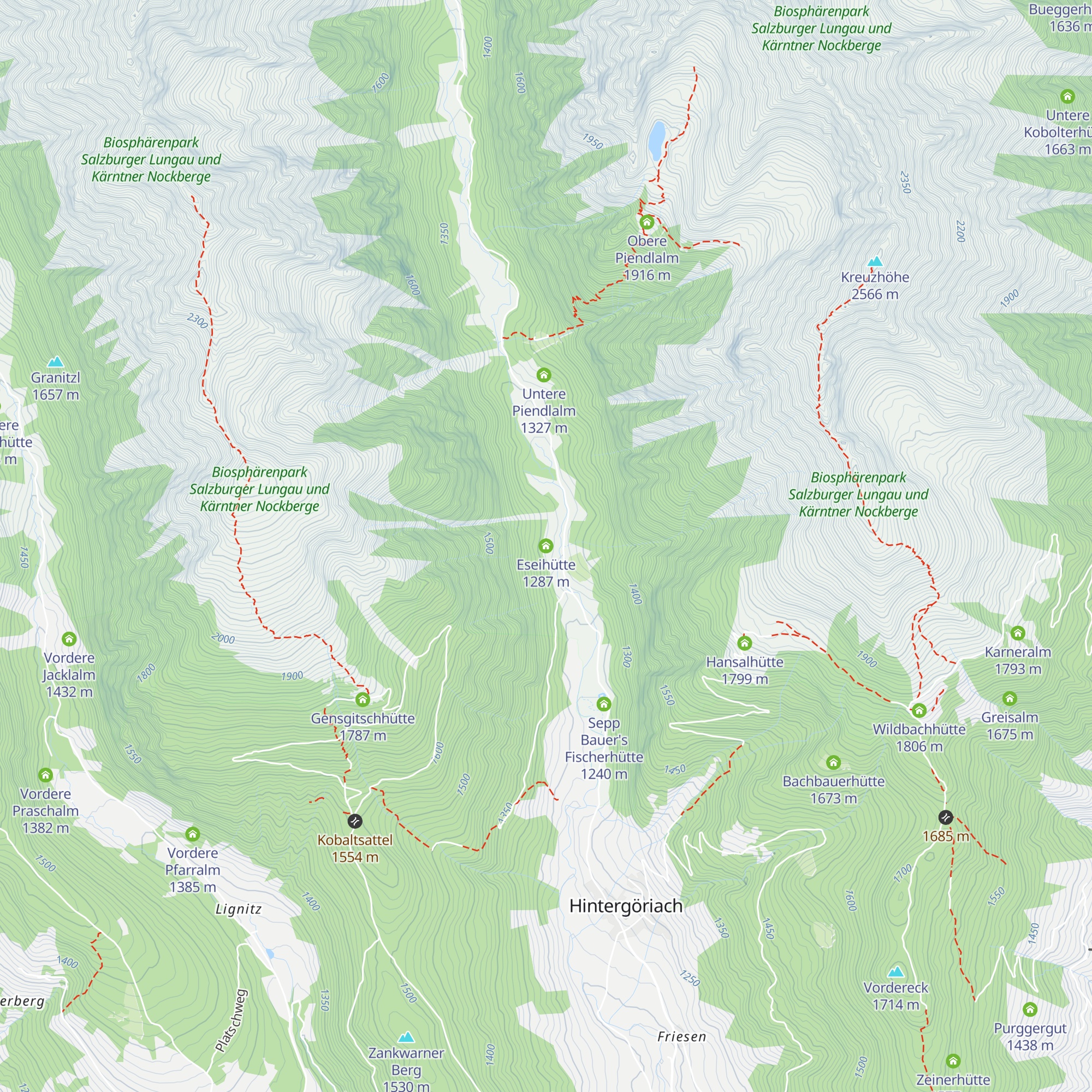 Eseihütte map