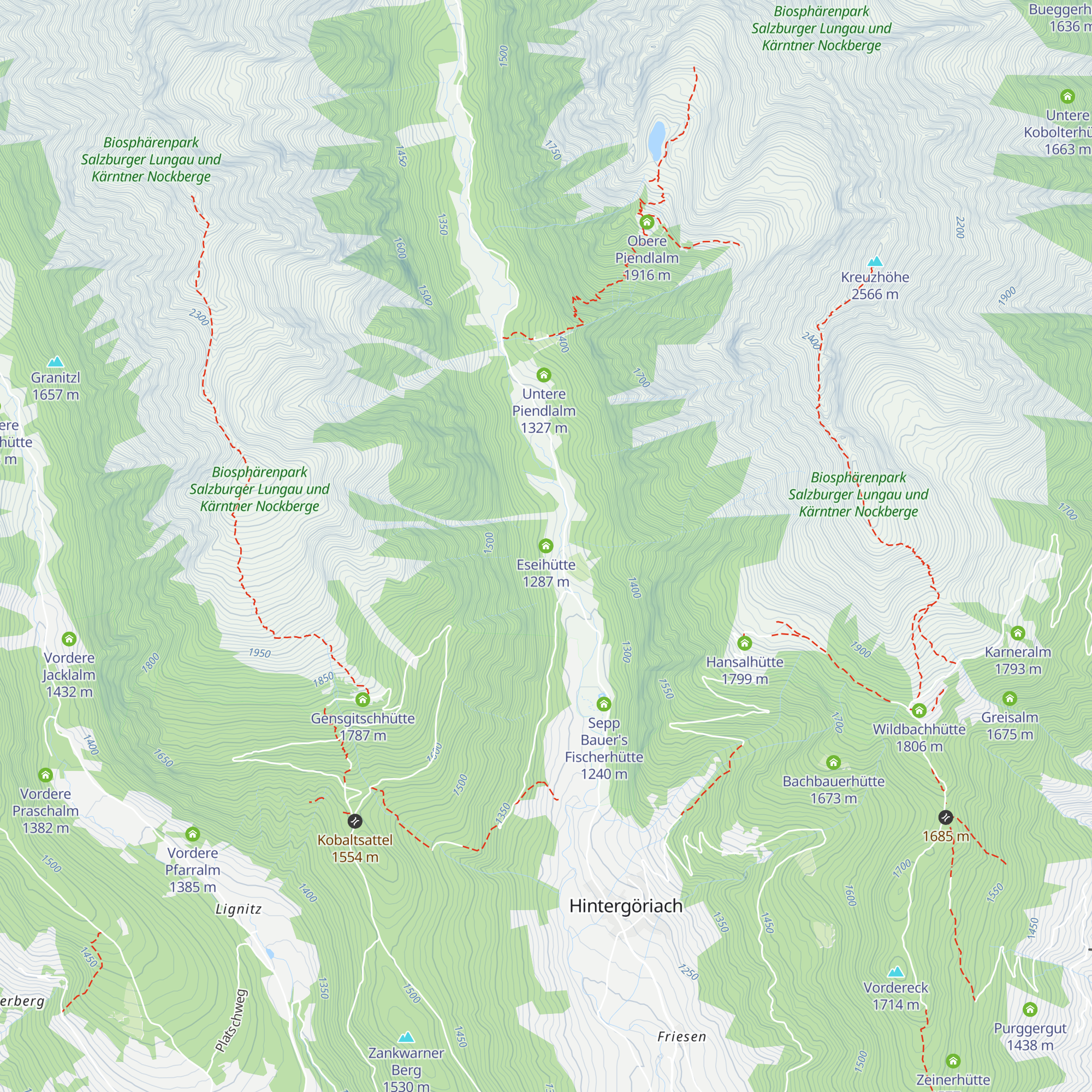 Eseihütte map
