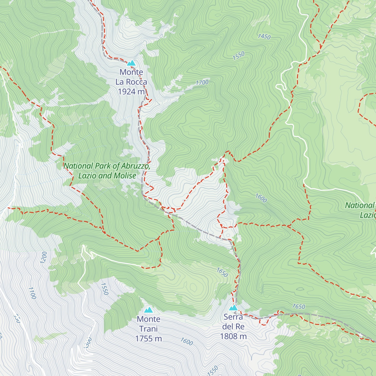 Rifugio di Monte Tranquillo map
