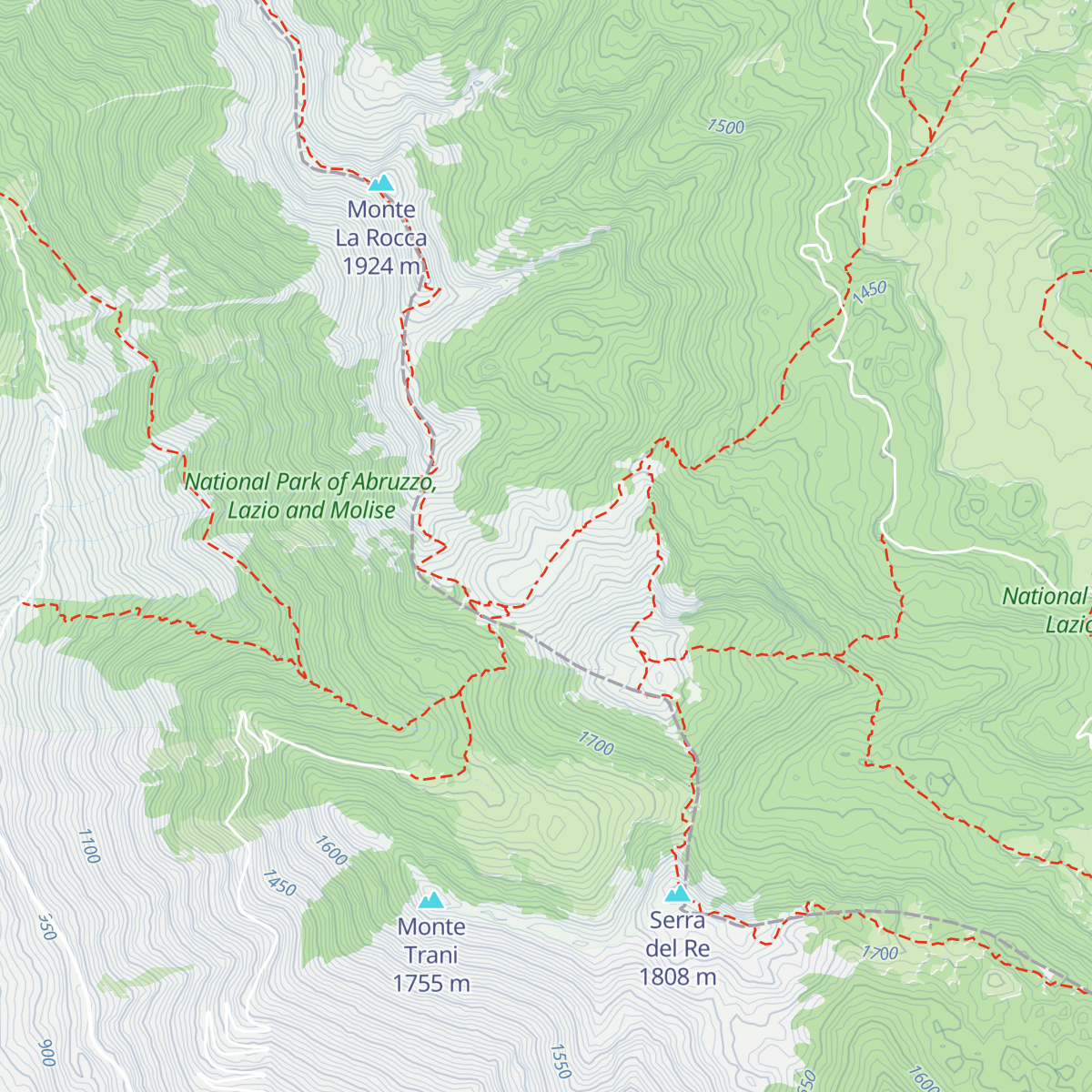 Rifugio di Monte Tranquillo map