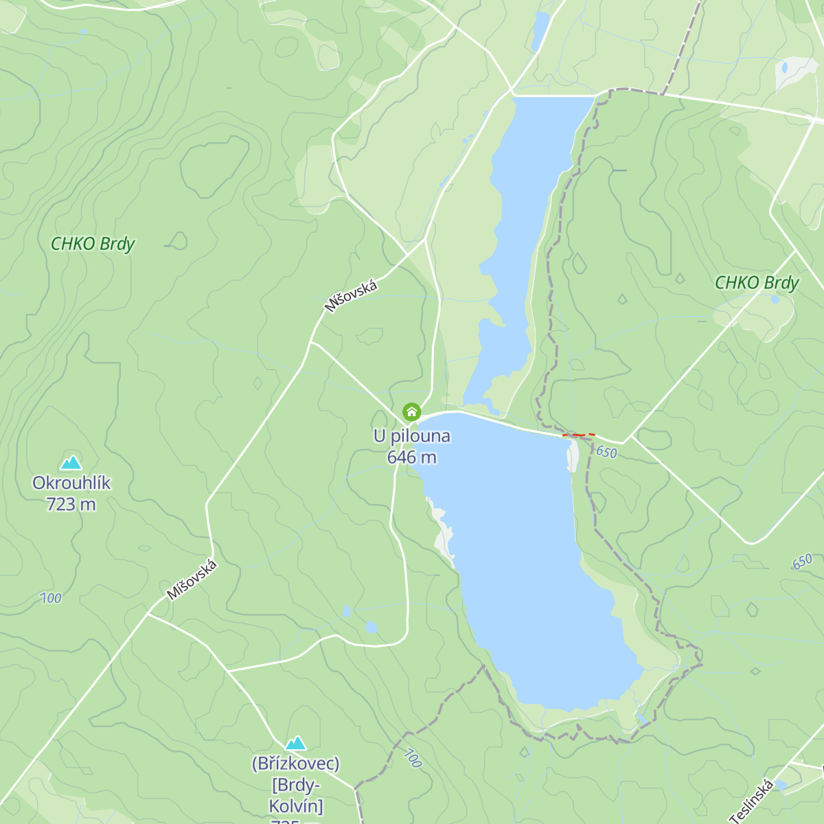 U pilouna map