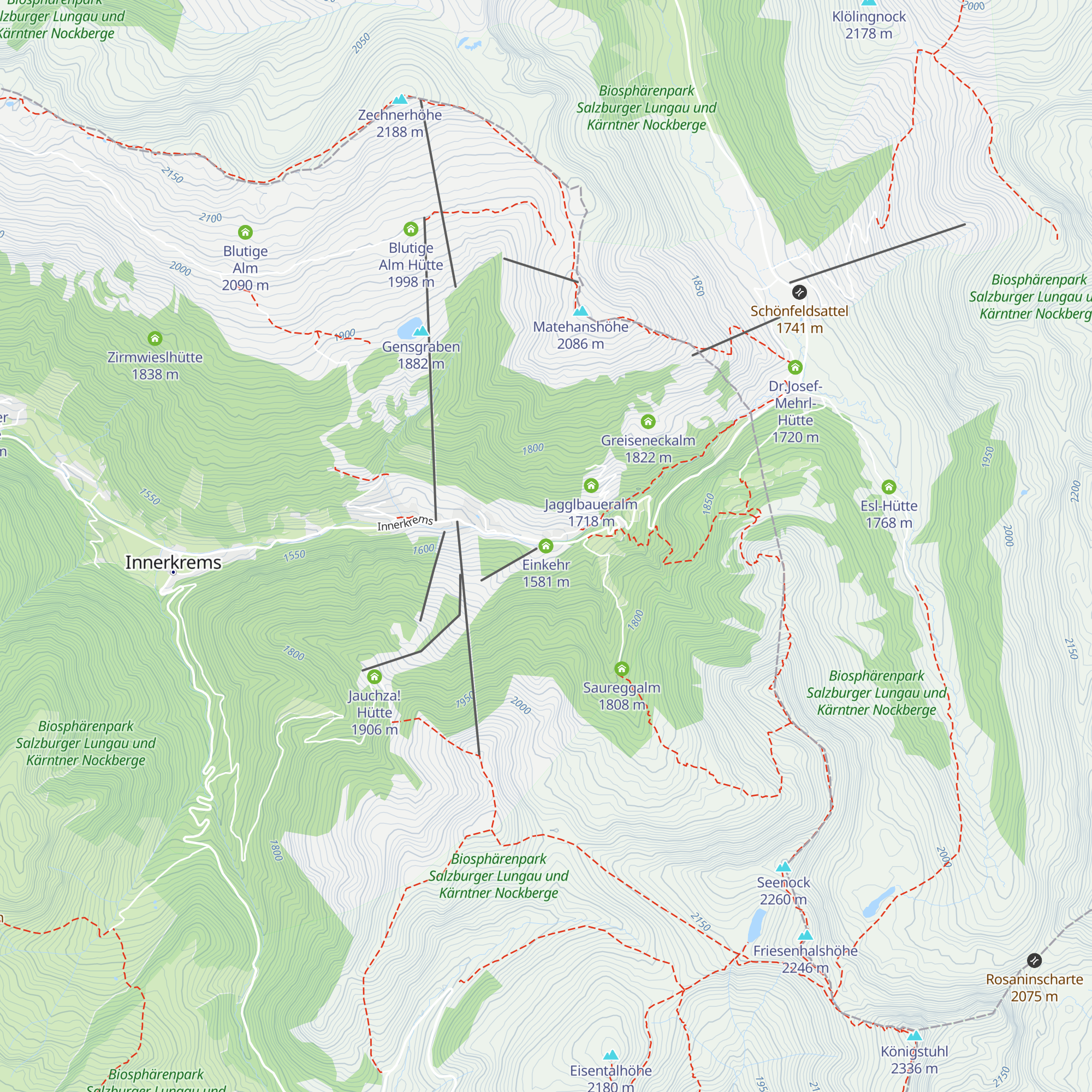 Einkehr map