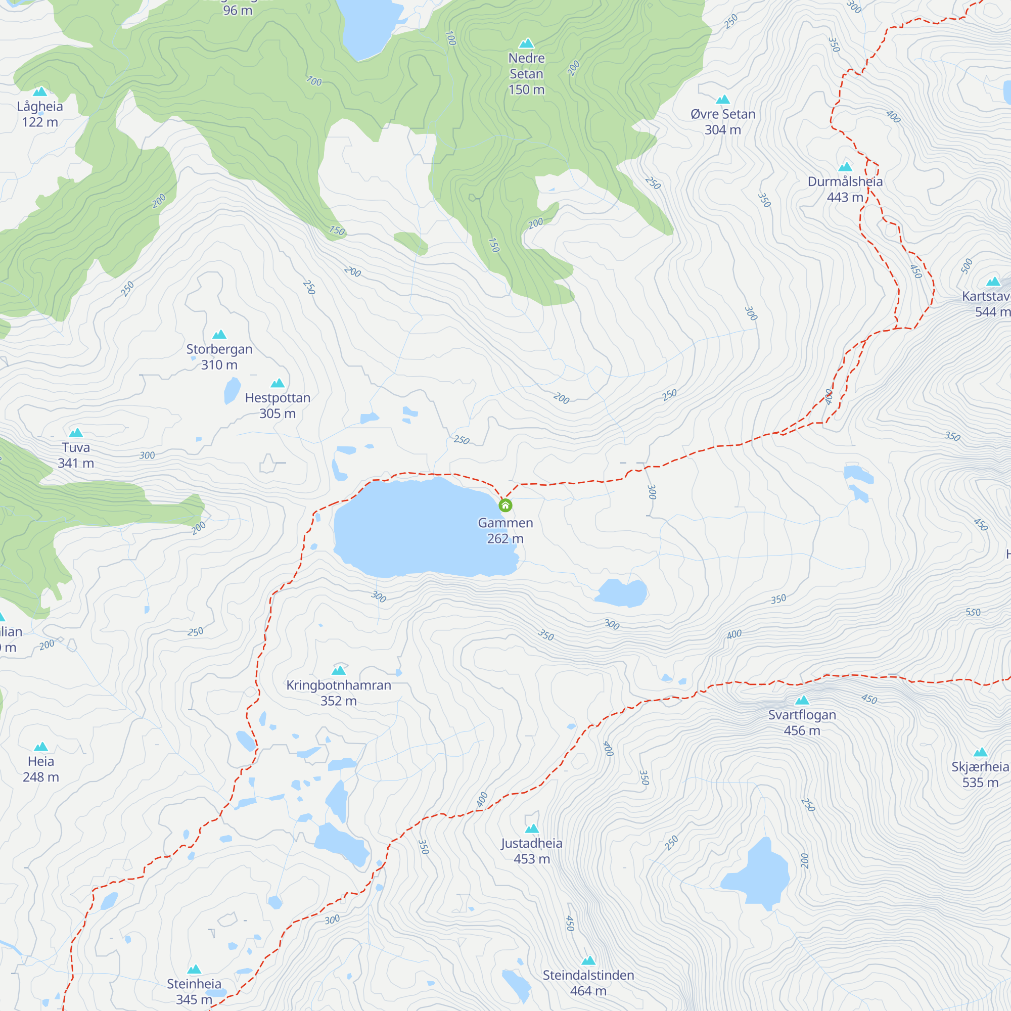 Gammen map