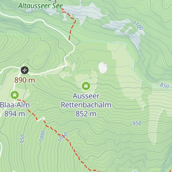 Map of Ausseer Rettenbachalm