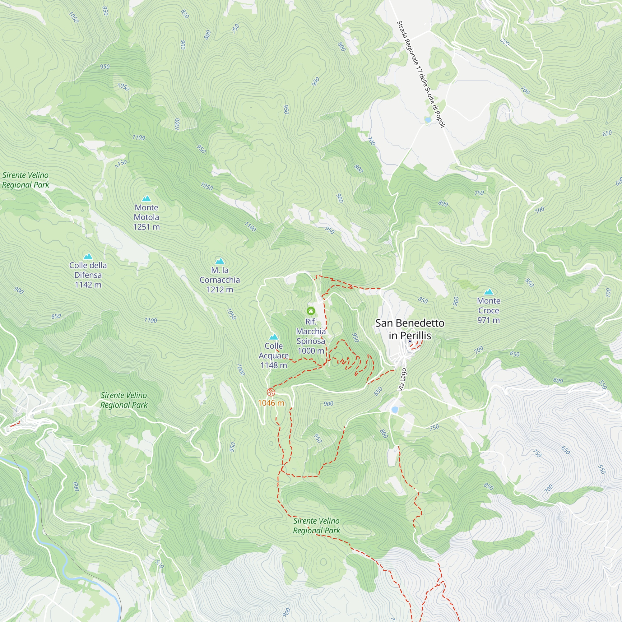 Rif. Macchia Spinosa map